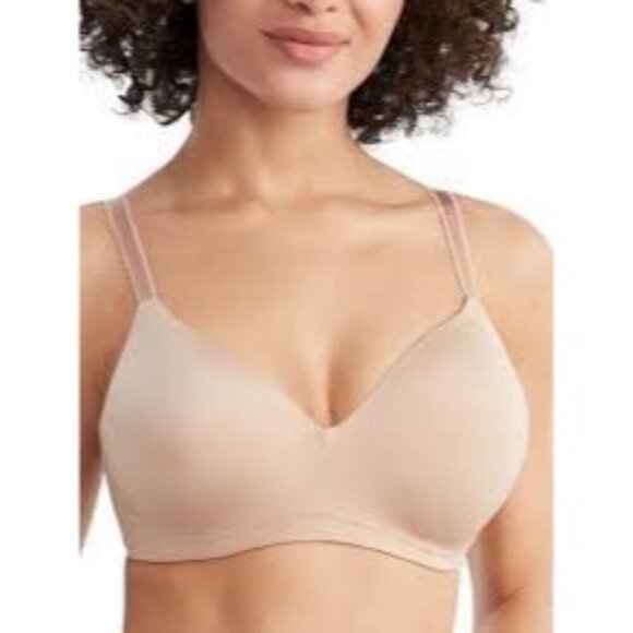 Bare Necessities The Favorite Wire-Free Smoothing Bra Geo Lace Hazel 40G NEW - Picture 1 of 6